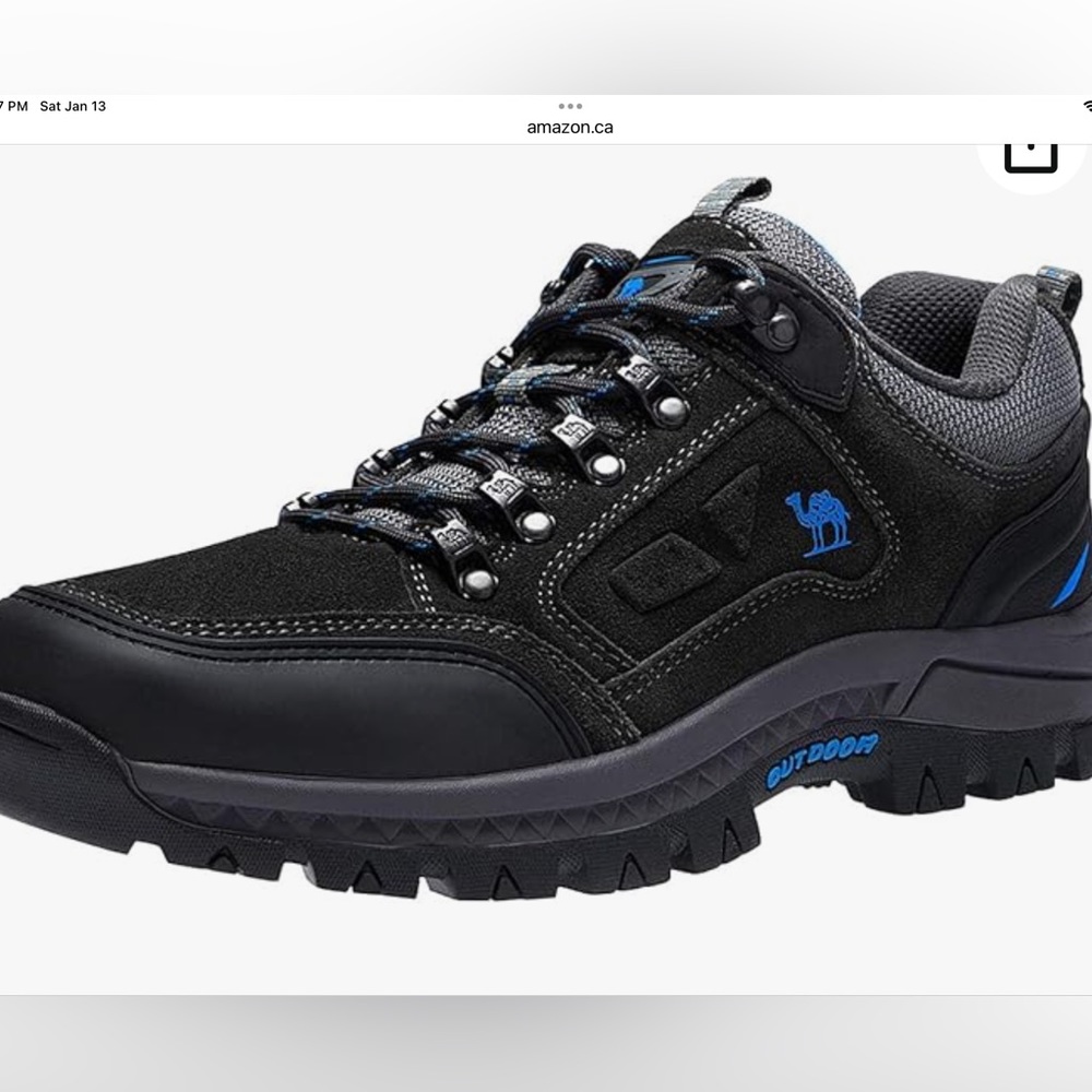 Suede Leather Hiking shoes.